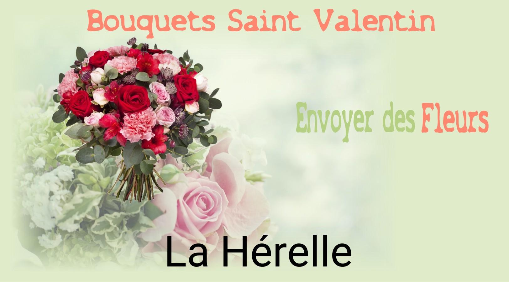 Roses de Saint-Valentin livrées à La Hérelle